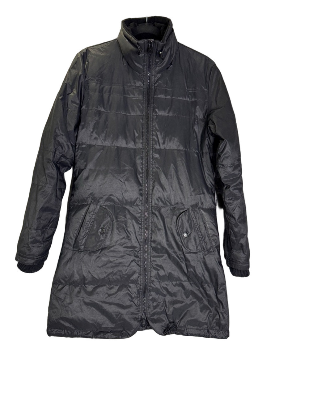 Killah Miss 60 Classic Black Long Puffer Coat - Women's Insulated Winter Jacket